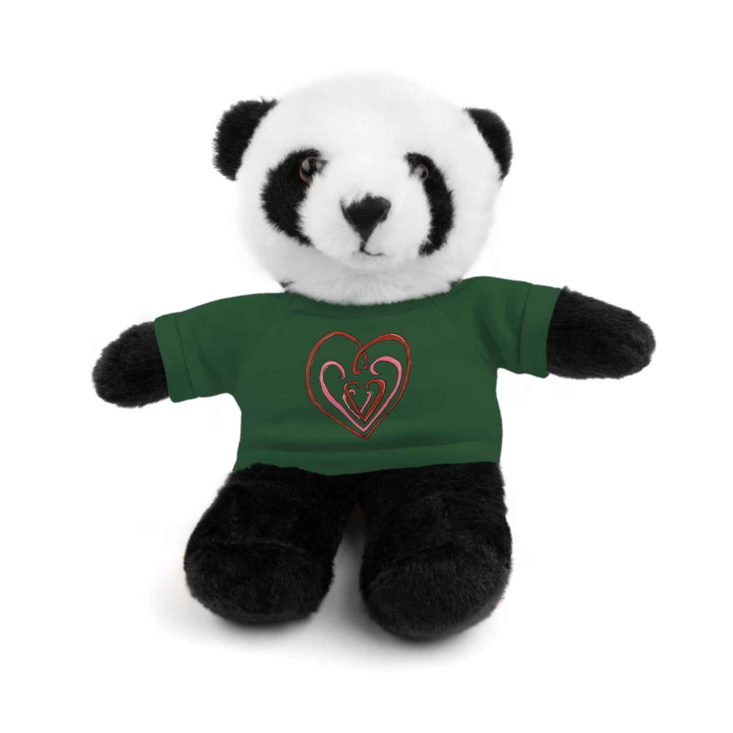 Hearts Intertwined Stuffed Animals with Tee