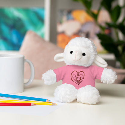 Hearts Intertwined Stuffed Animals with Tee