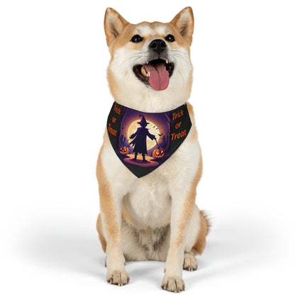 Halloween Witch Trick or Treat Pet Bandana