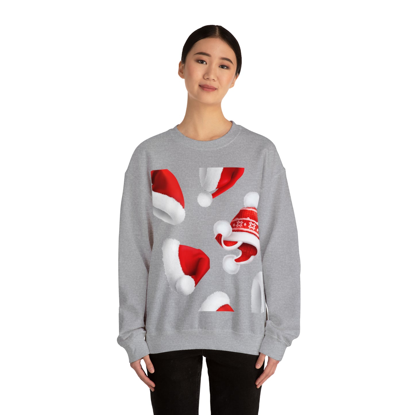 Santa Hat Christmas Holiday Sweatshirt