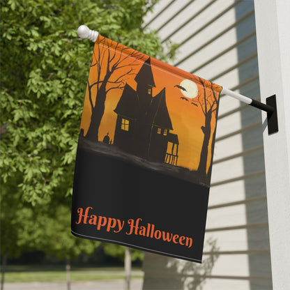 Halloween Spooky House Welcome Garden & House Banner