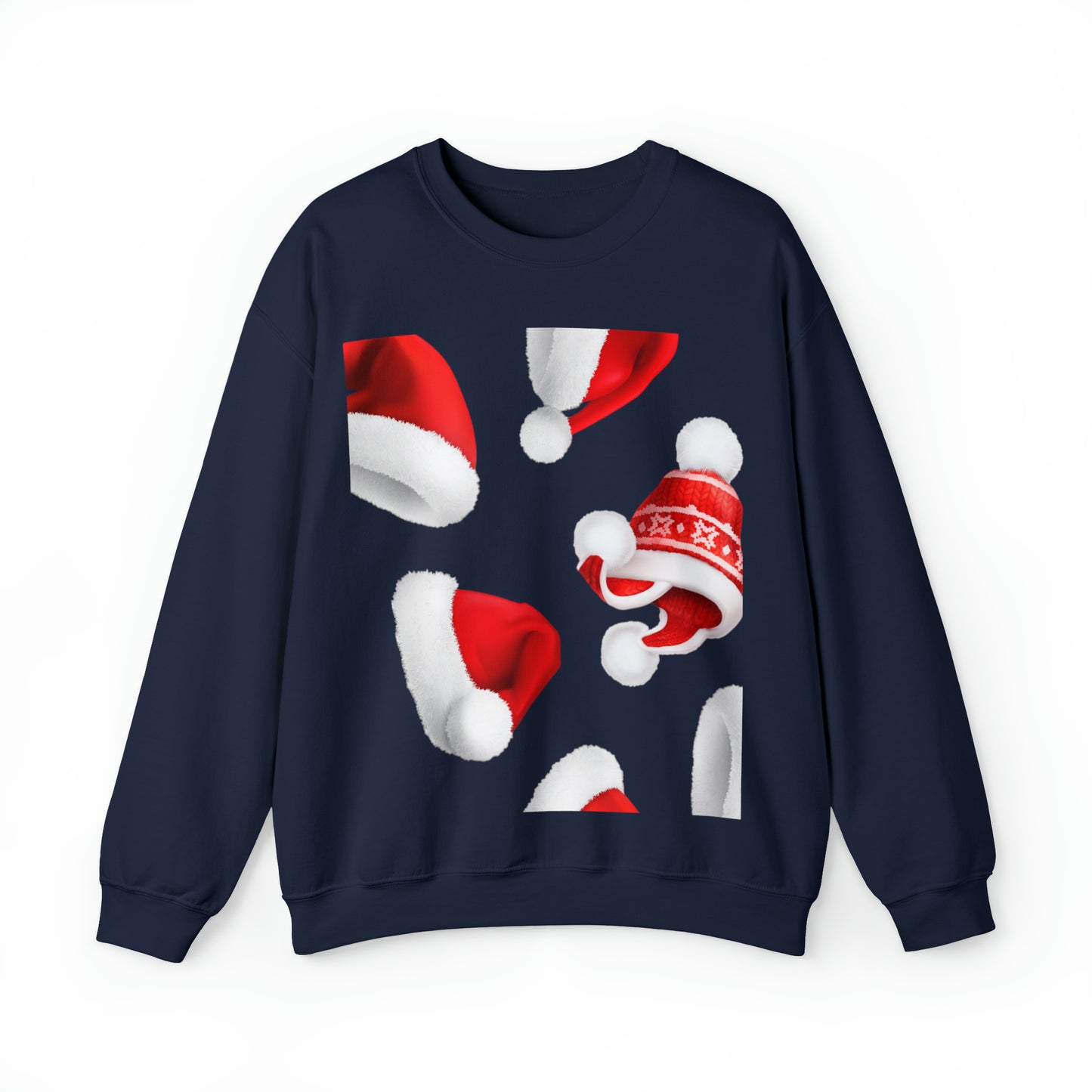 Santa Hat Christmas Holiday Sweatshirt