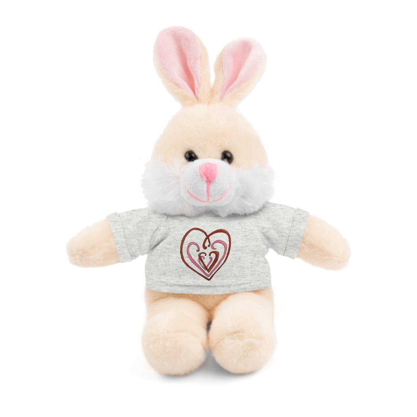 Hearts Intertwined Stuffed Animals with Tee