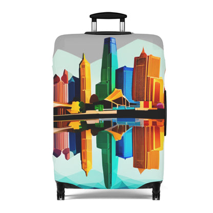 Dallas Texas Reflections Luggage Cover