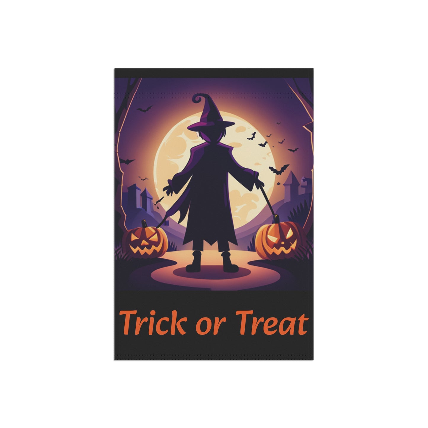 Halloween Witch Trick or Treat Welcome Garden & House Banner